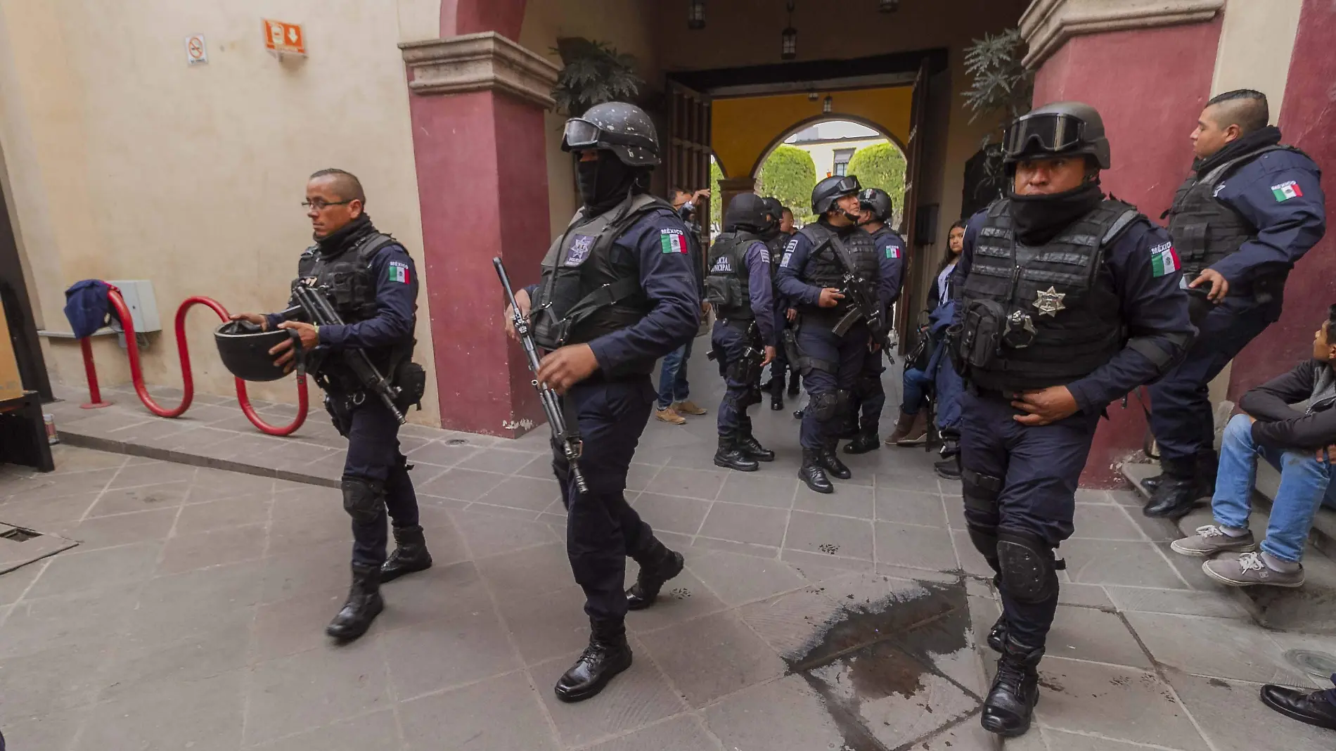 Más de 10 millones de pesos destinará el gobierno federal para seguridad en San Juan del Río. Foto César Ortiz